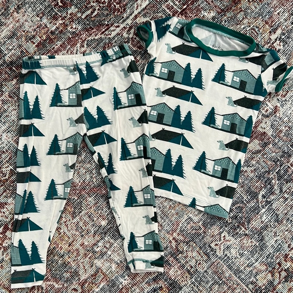 Kickee pants pajamas set, 2T